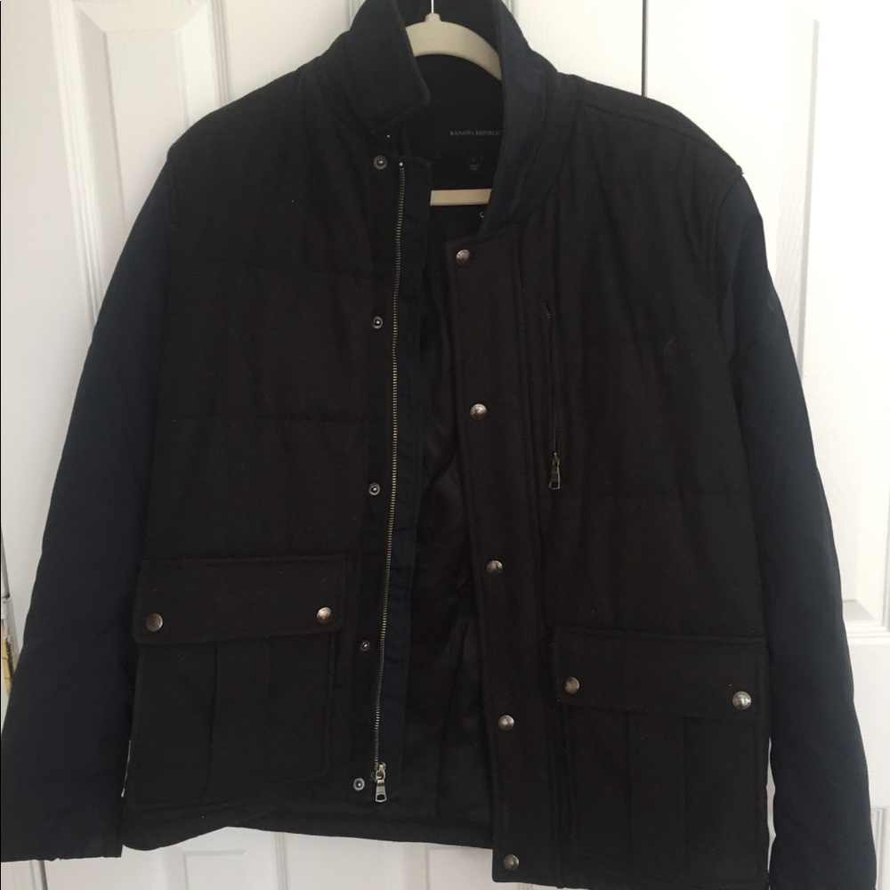 Thick quilted thermal jacket